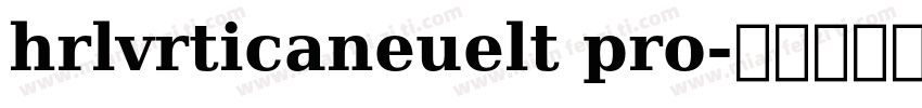 hrlvrticaneuelt pro字体转换
